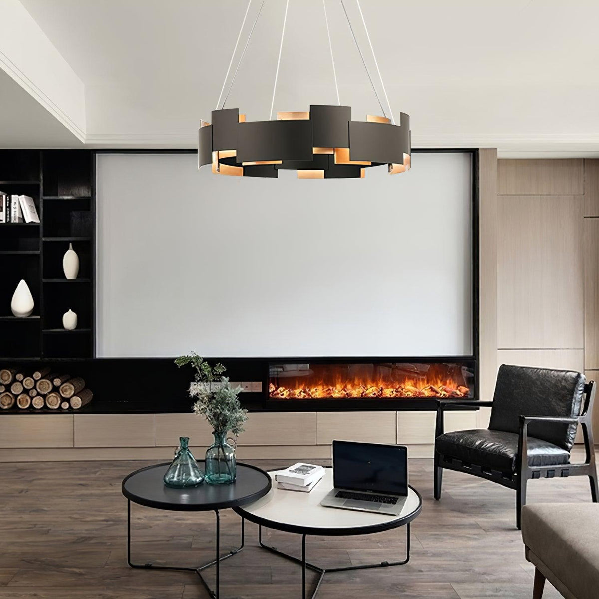 Orelaora Kronleuchter Kichler Oval Energieeffiziente LED-Module