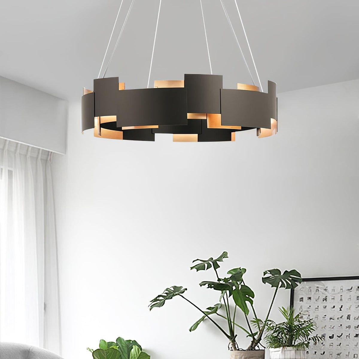 Orelaora Kronleuchter Kichler Oval Energieeffiziente LED-Module