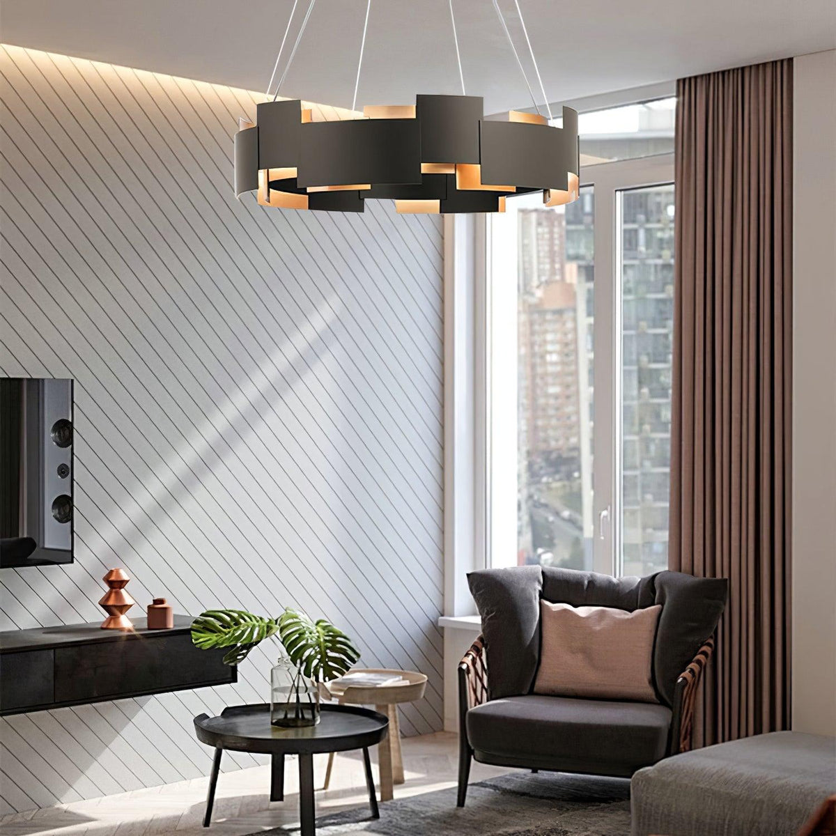 Orelaora Kronleuchter Kichler Oval Energieeffiziente LED-Module