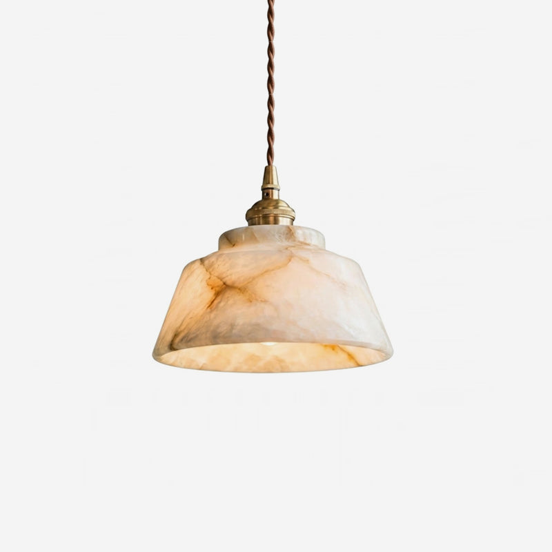 Pemberstone Alabaster-Pendelleuchte