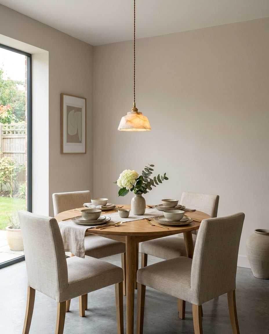 Pemberstone Alabaster-Pendelleuchte