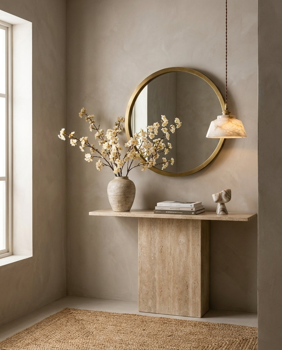 Pemberstone Alabaster-Pendelleuchte