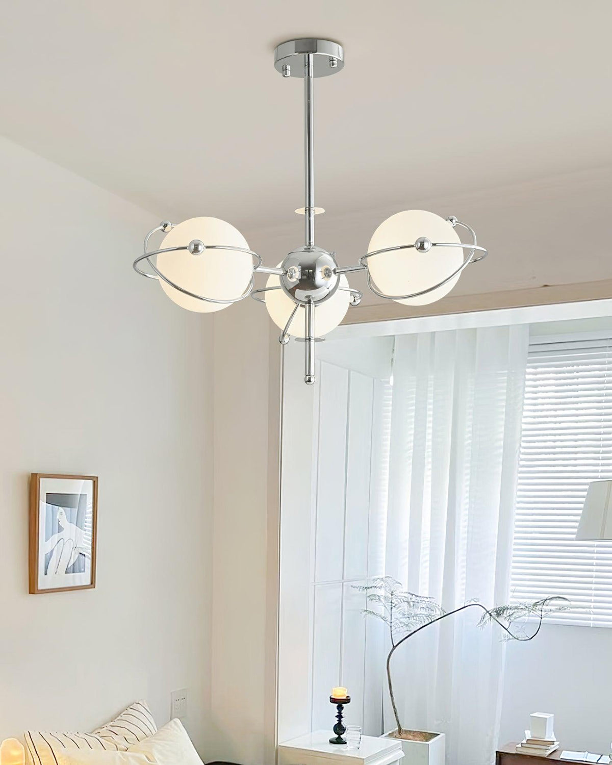 Zomarion Premium Kronleuchter aus Kunstglas im nordischen Stil