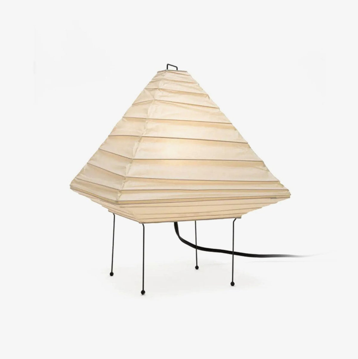Elioi Tischlampe aus Reispapier in Japanischem Stil