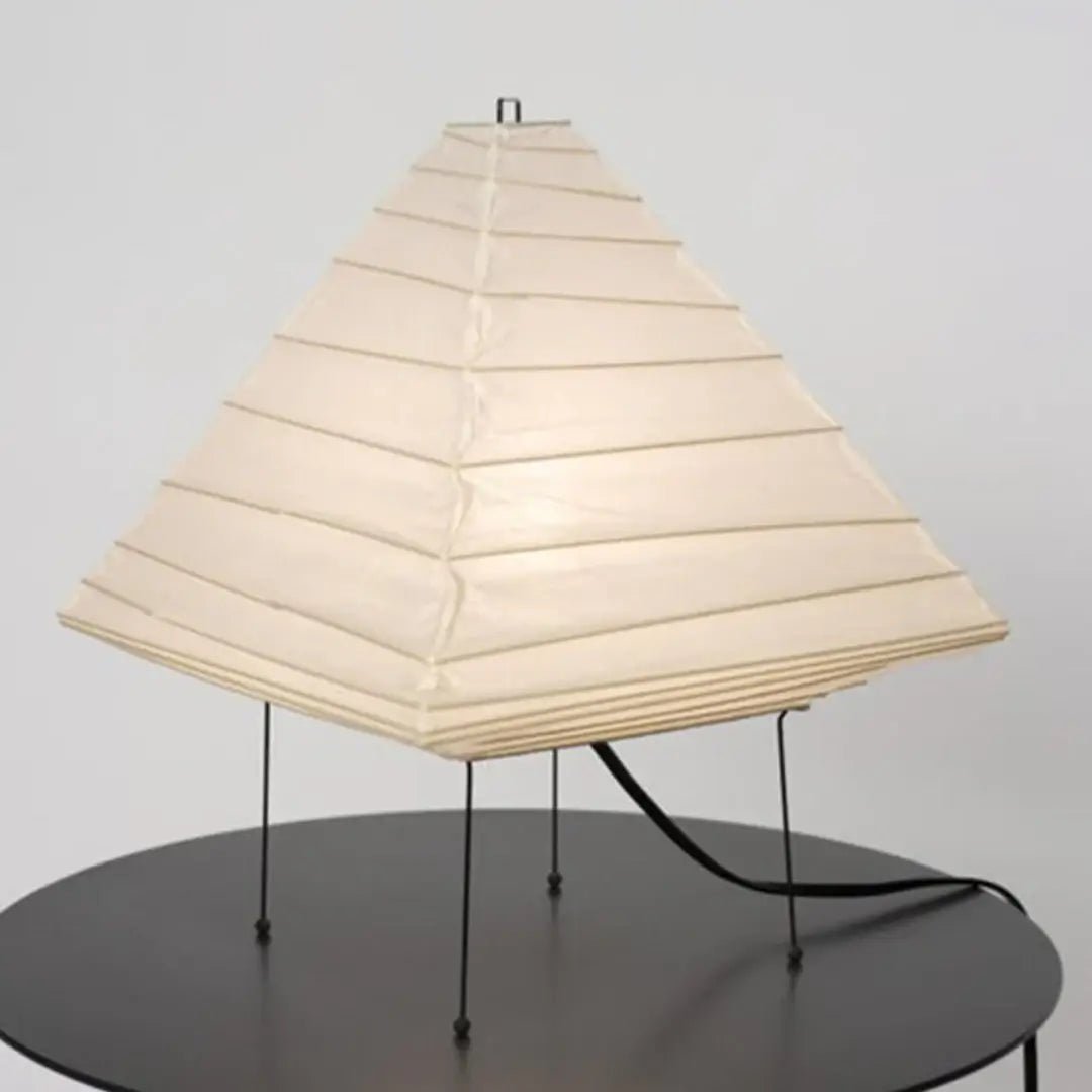 Elioi Tischlampe aus Reispapier in Japanischem Stil