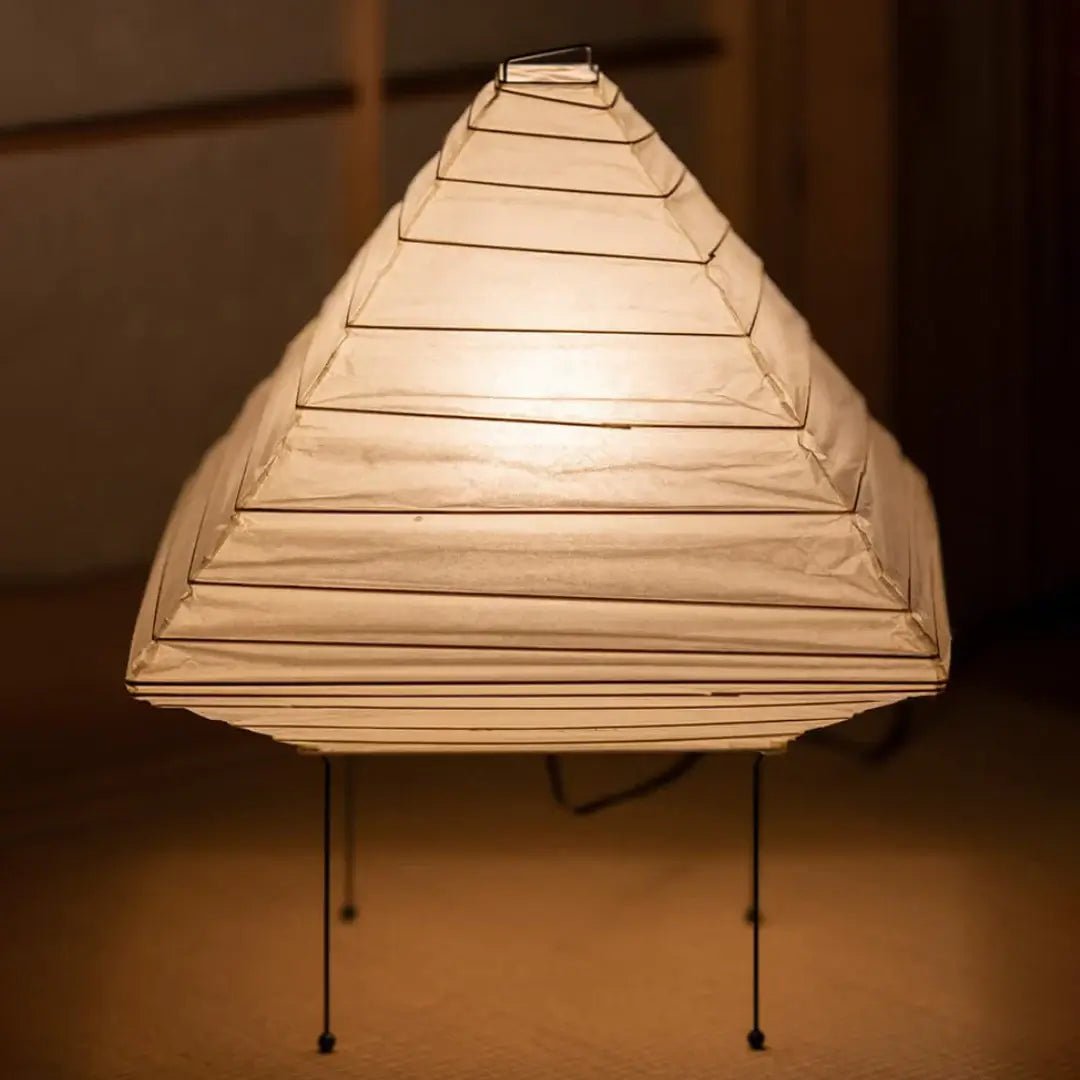 Elioi Tischlampe aus Reispapier in Japanischem Stil