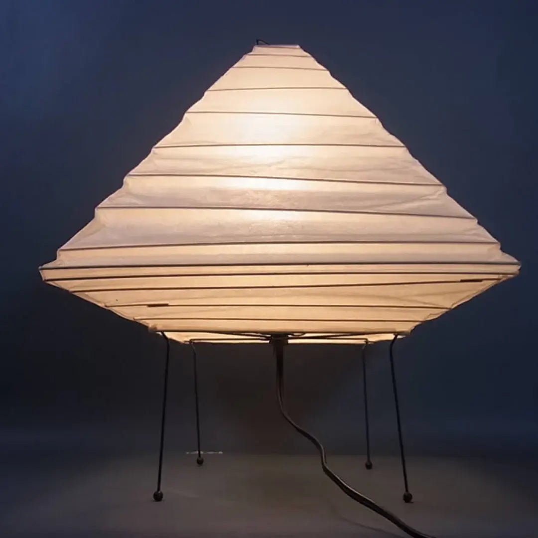 Elioi Tischlampe aus Reispapier in Japanischem Stil