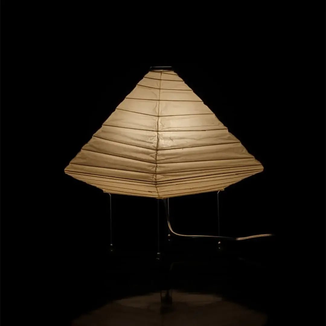Elioi Tischlampe aus Reispapier in Japanischem Stil