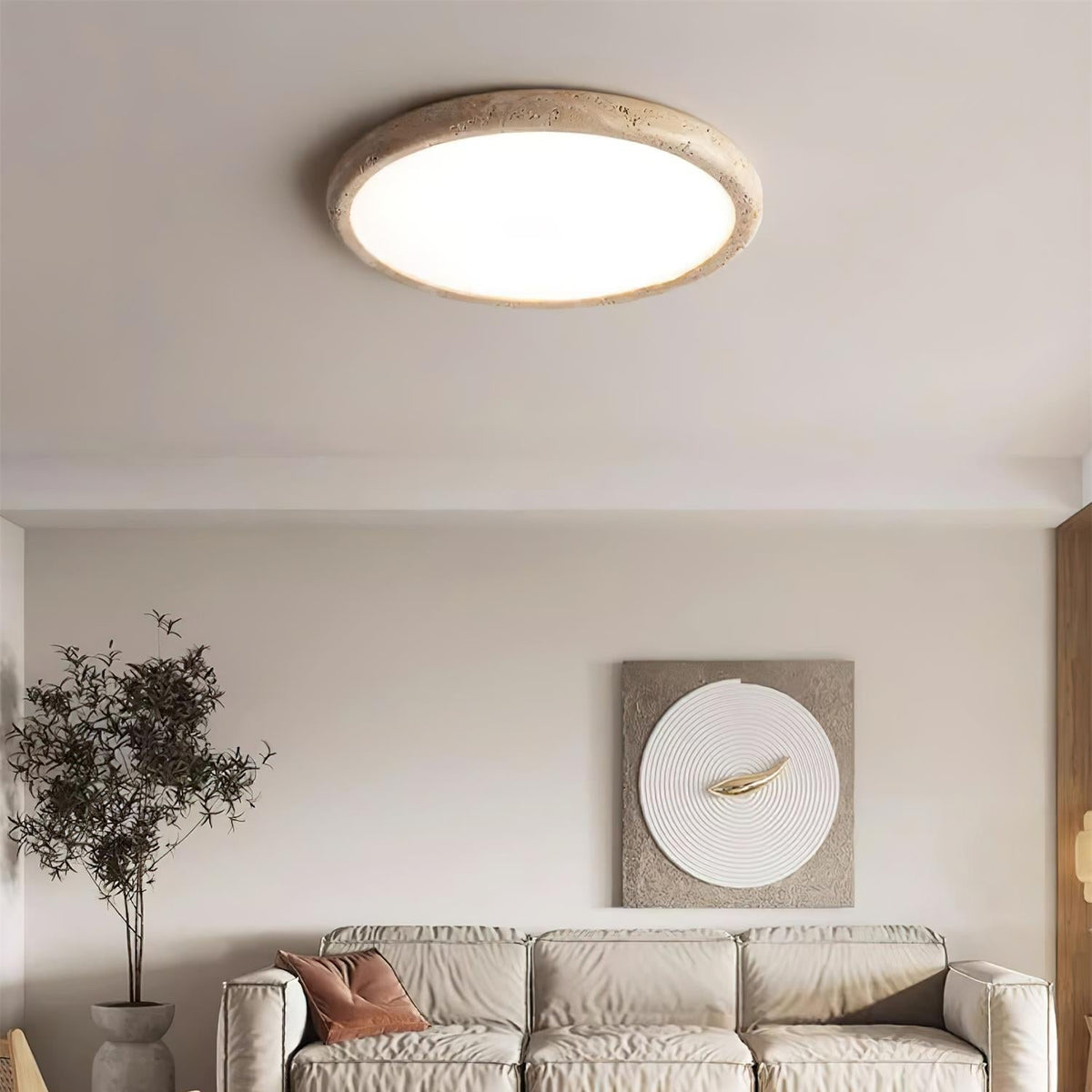 Ciro Travertine Deckenleuchte