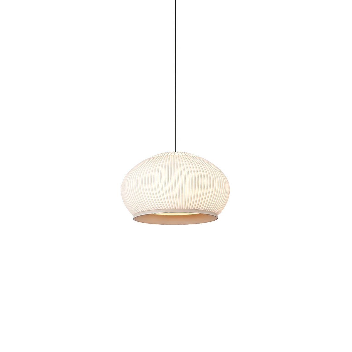 Lineiella Minimalistische Stoff-Pendelleuchte
