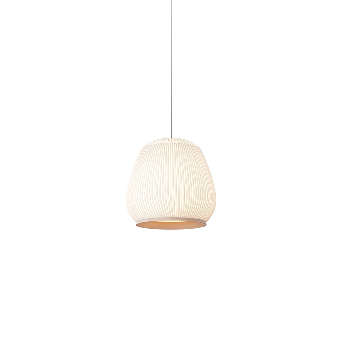 Lineiella Minimalistische Stoff-Pendelleuchte