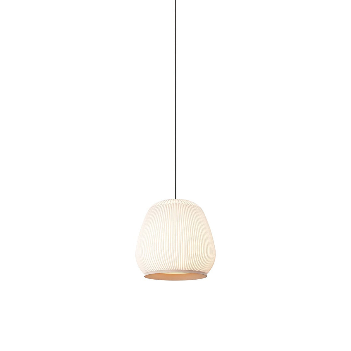 Lineiella Minimalistische Stoff-Pendelleuchte