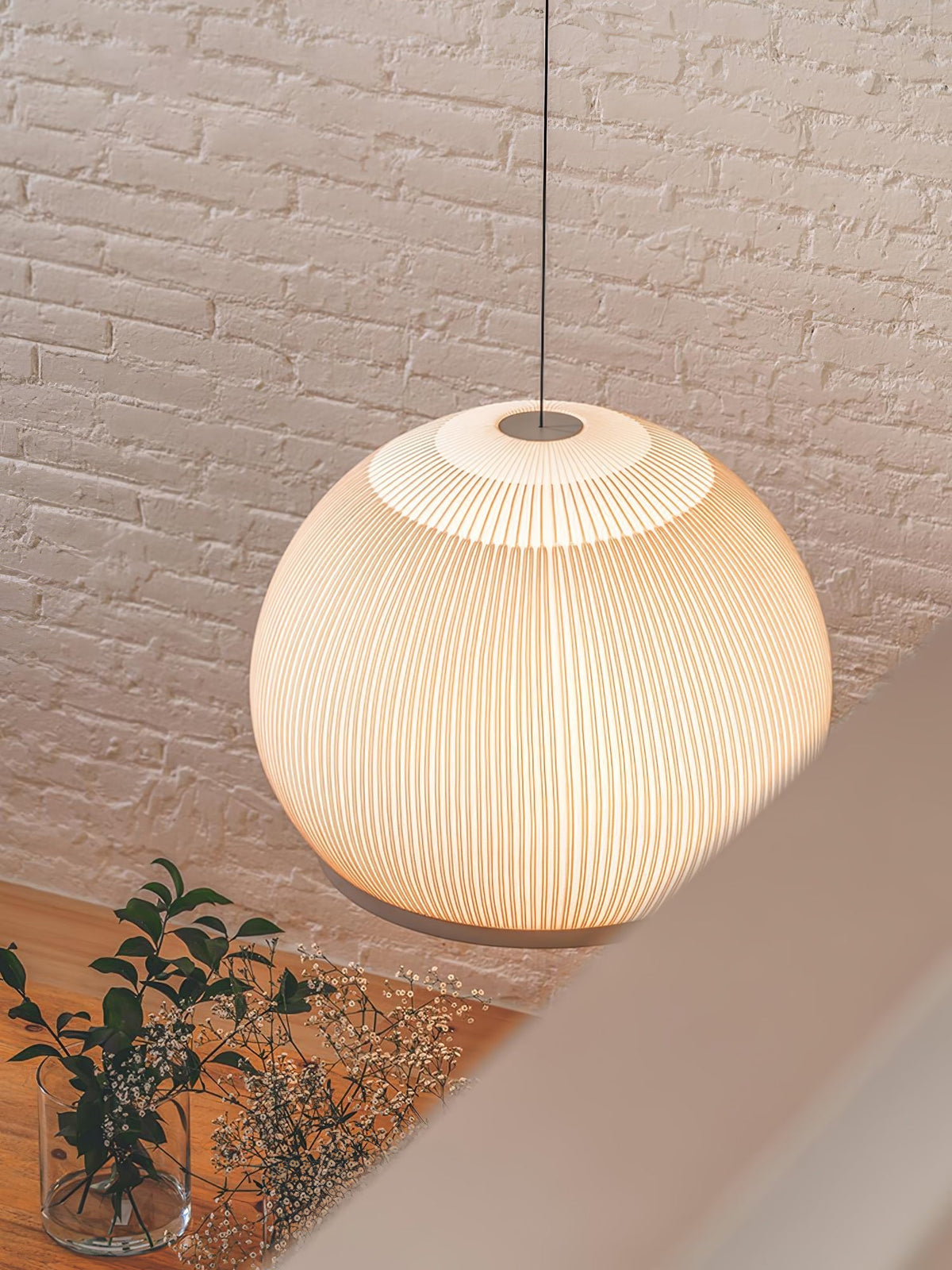 Lineiella Minimalistische Stoff-Pendelleuchte