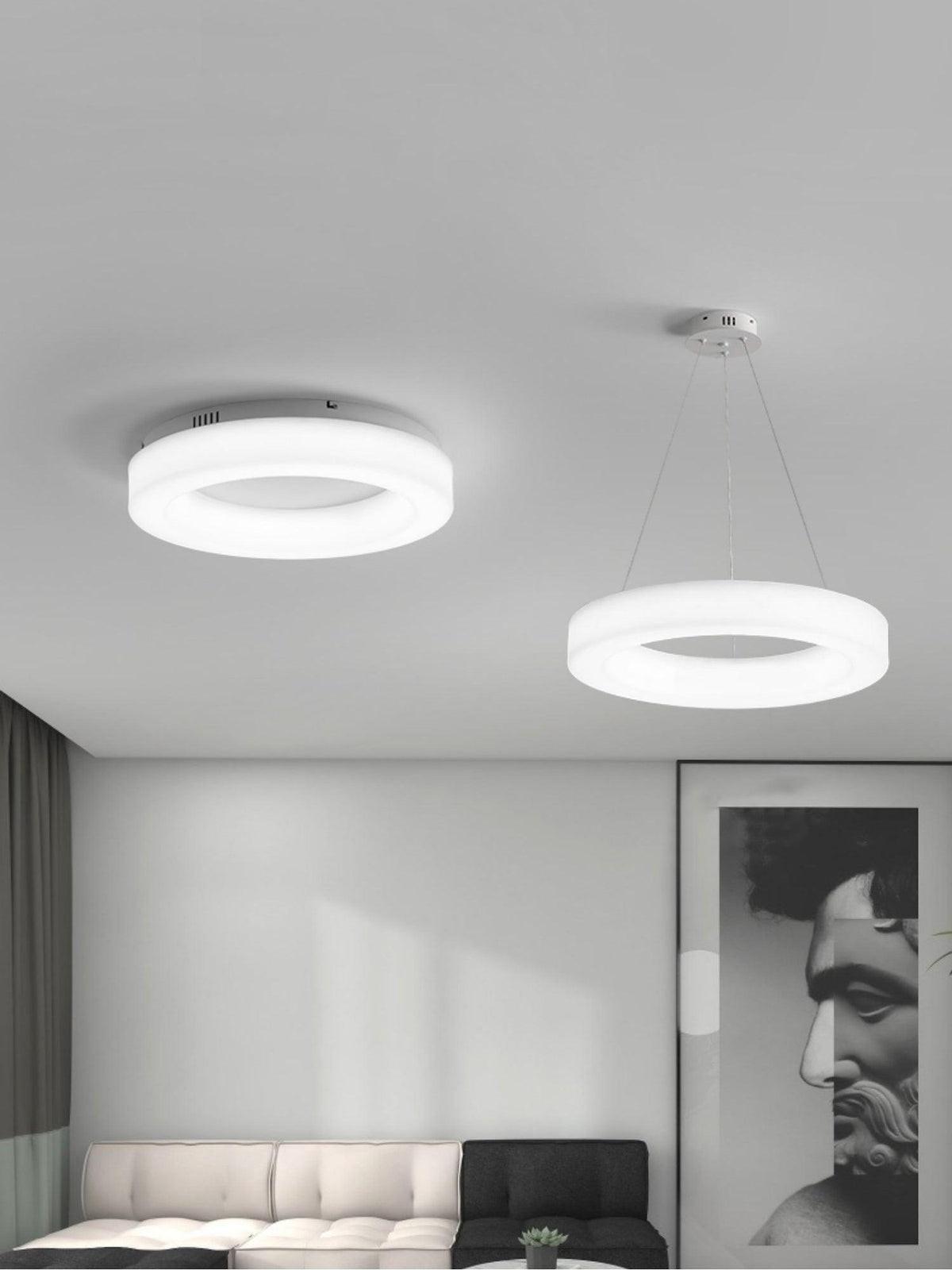 Erraeiel moderne minimalistische Kunst-Deckenleuchte