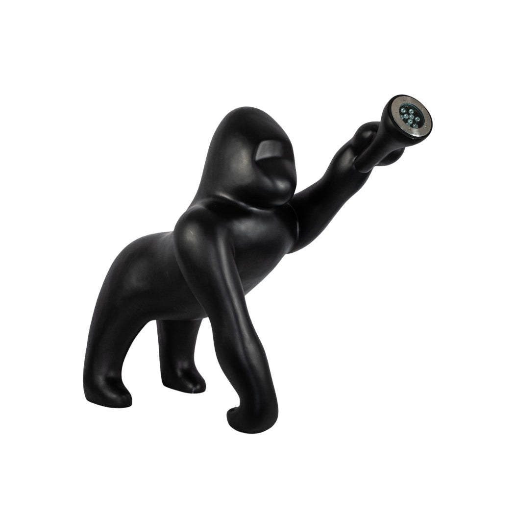Zasolil Kunstharz Gorilla Stehleuchte