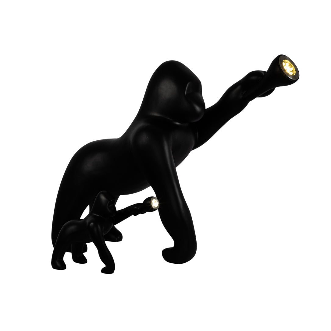 Zasolil Kunstharz Gorilla Stehleuchte