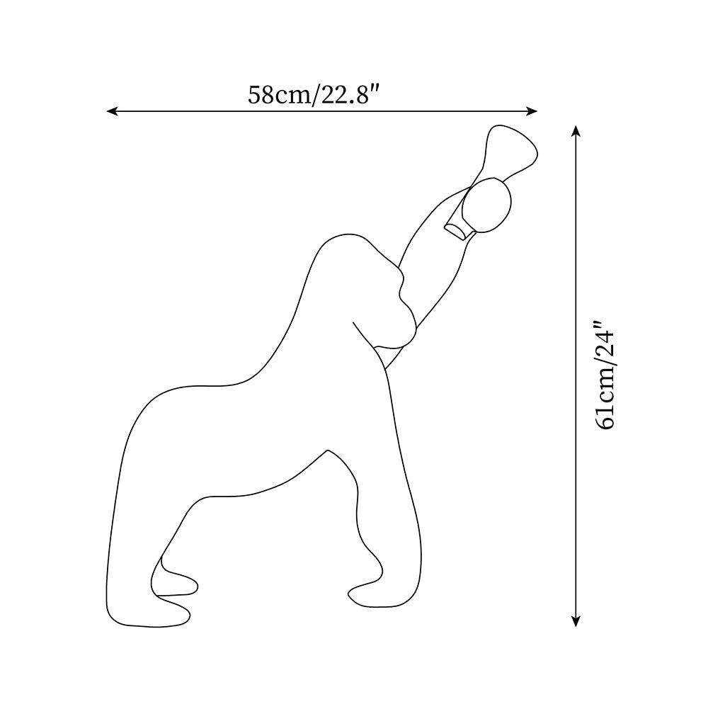 Gorilla Stehleuchte