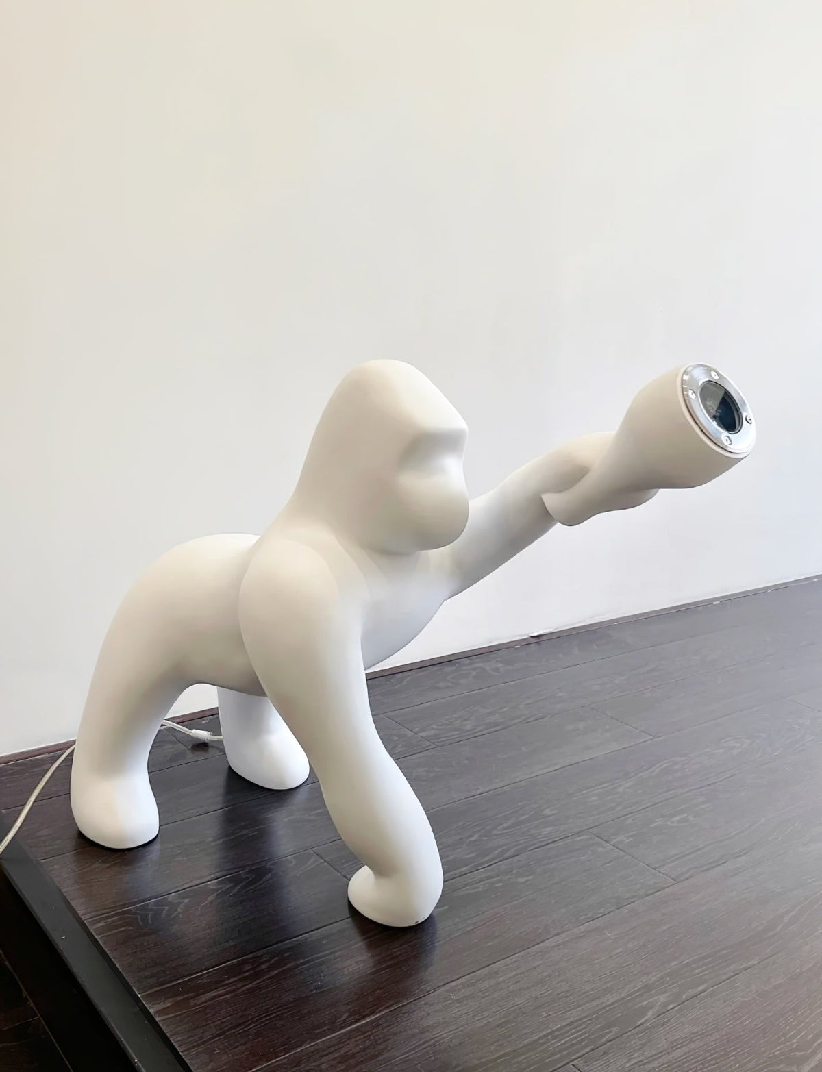 Zasolil Kunstharz Gorilla Stehleuchte