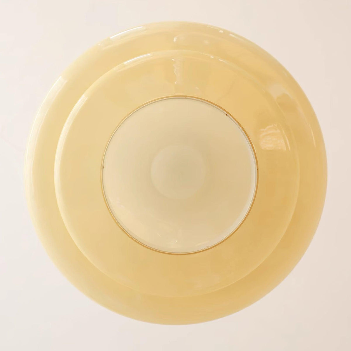 Sunbeam moderne Pendelleuchte aus Glas in Gelb