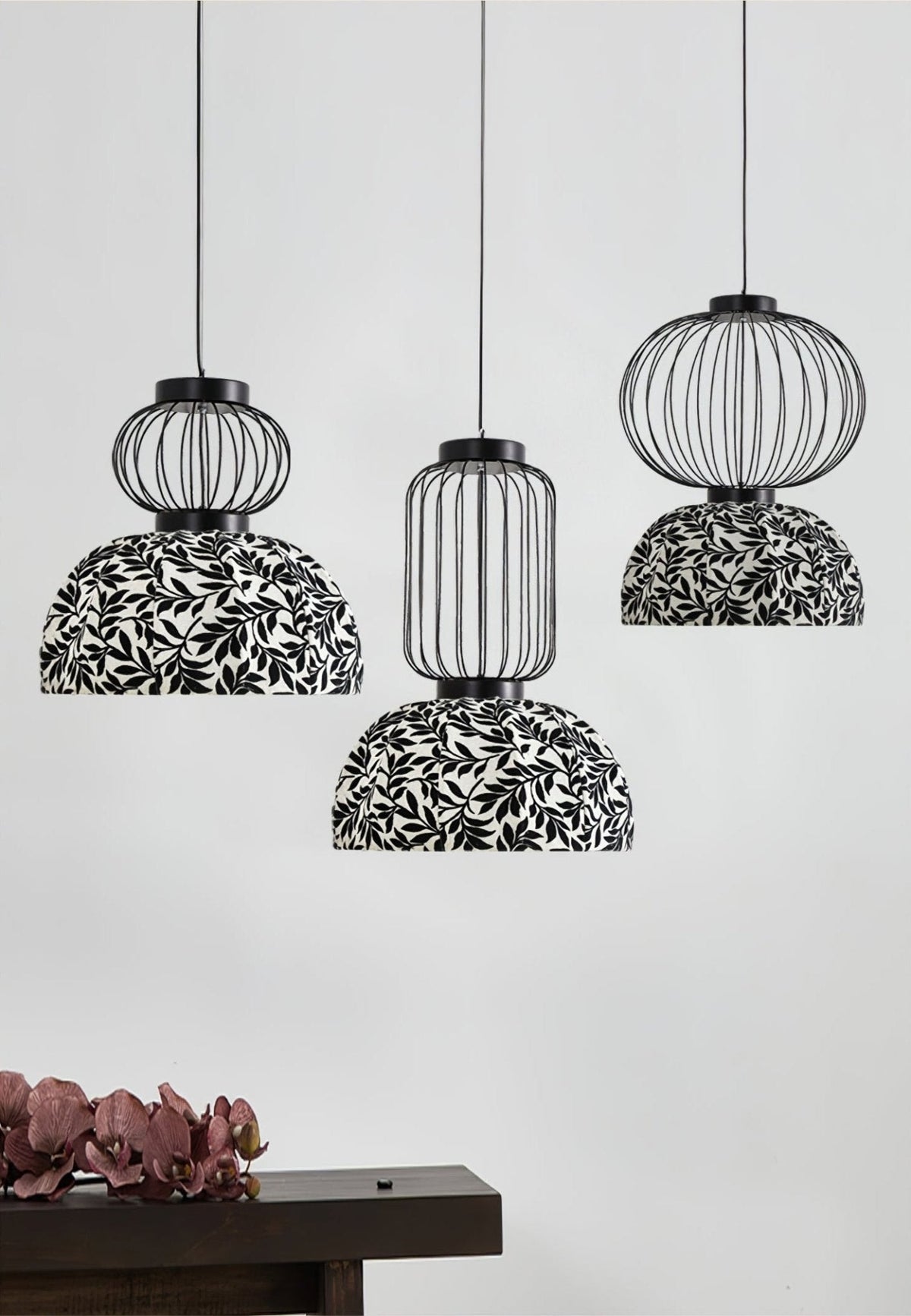 Forge Industrielle Pendelleuchte aus Stoff