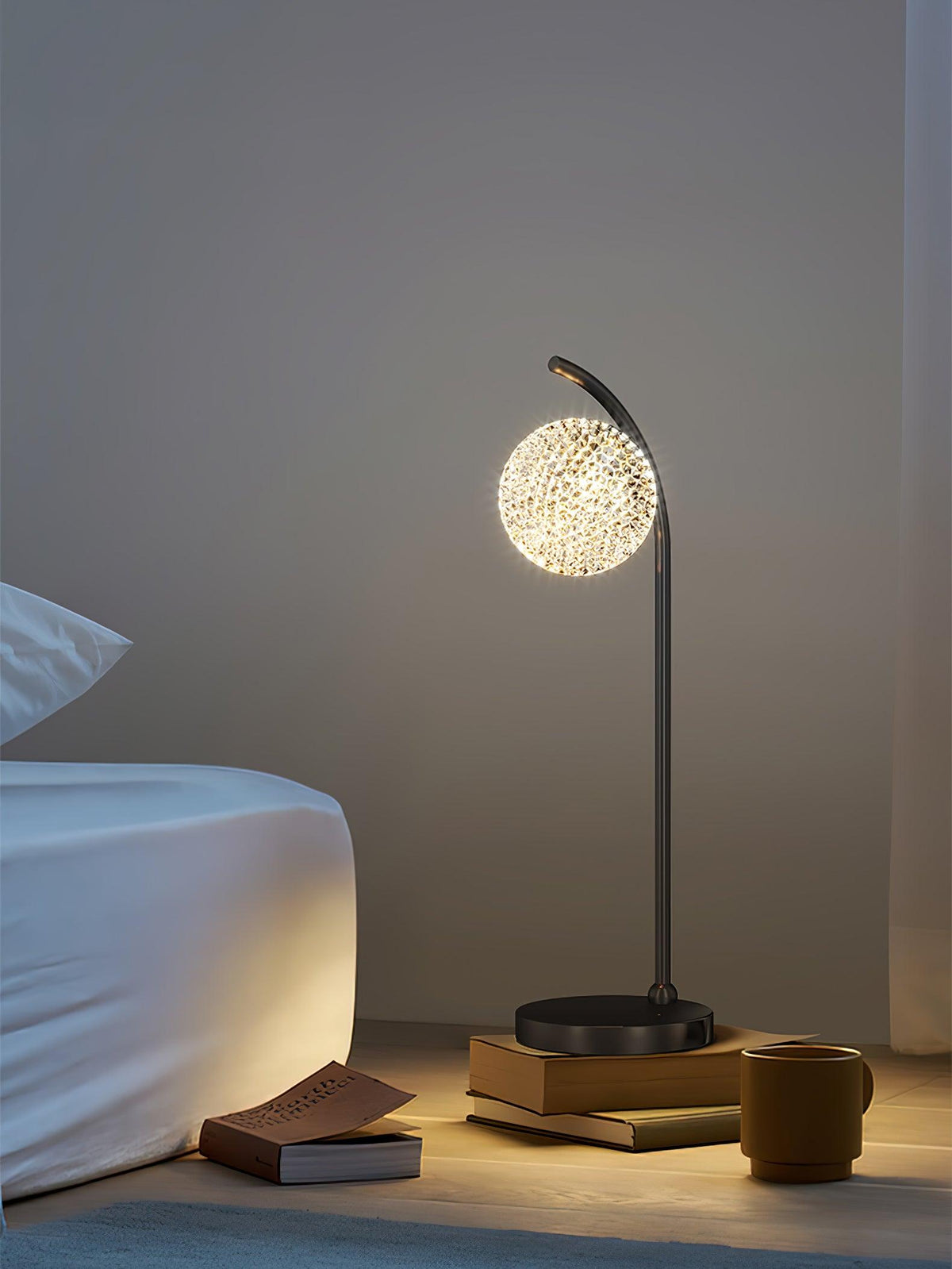 Violet zeitgenössische Tischlampe
