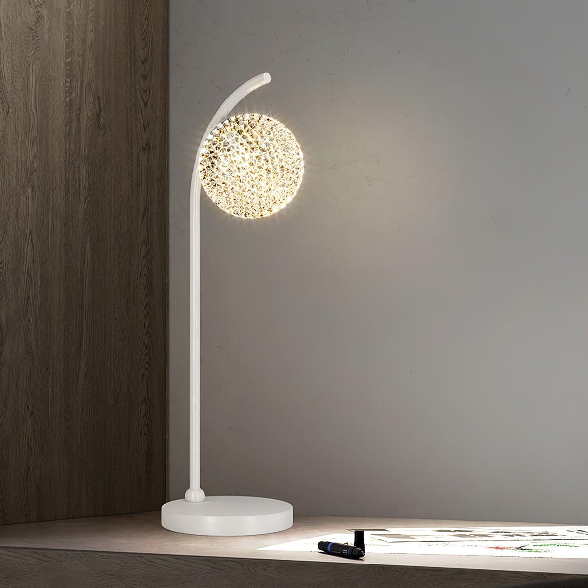 Violet zeitgenössische Tischlampe