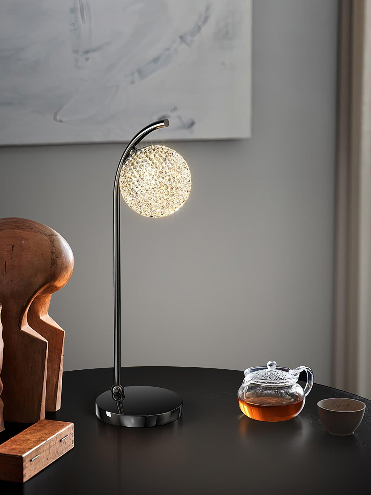 Violet zeitgenössische Tischlampe