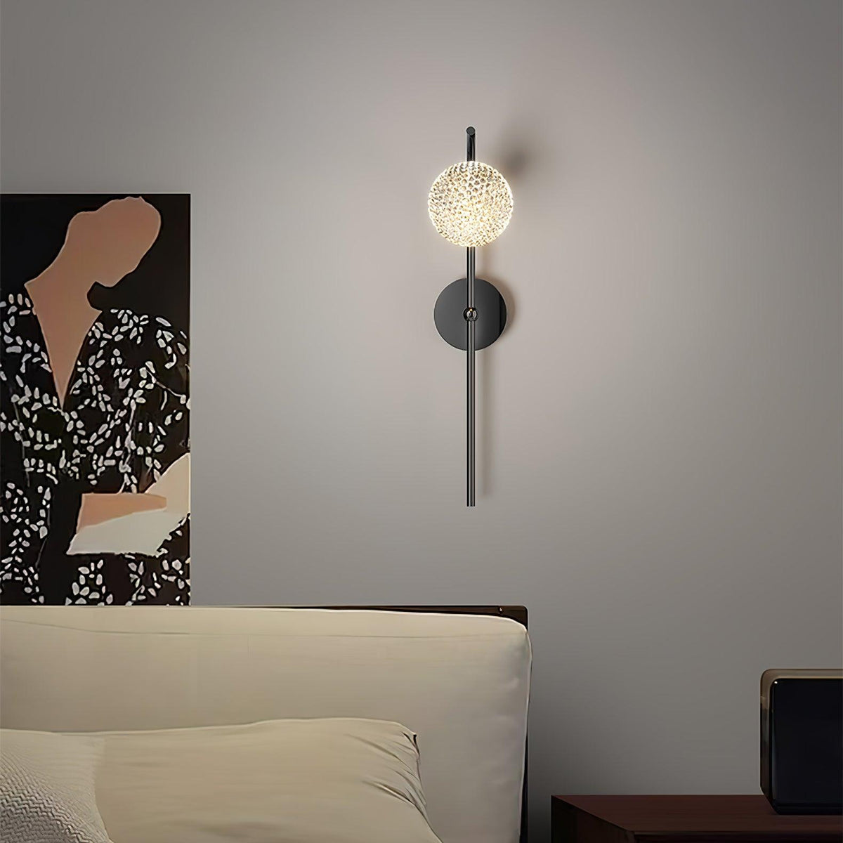 Urineth Premium skandinavische Kunst-Kristall-Wandleuchte