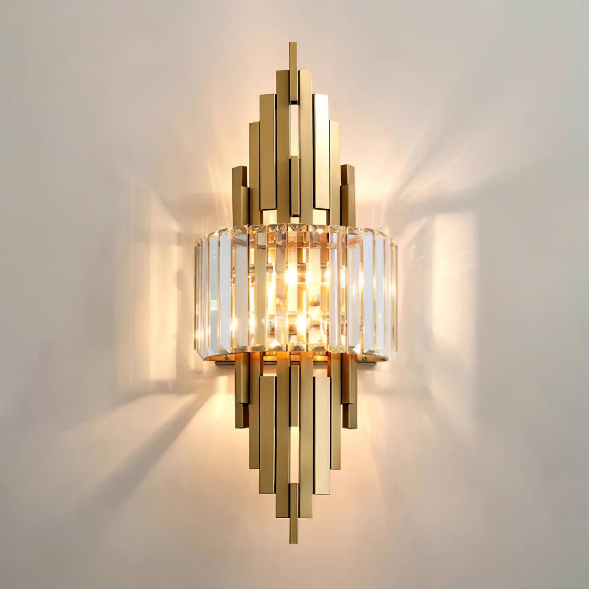 Voveliel luxuriöse postmoderne Wandleuchte aus Kristallglas
