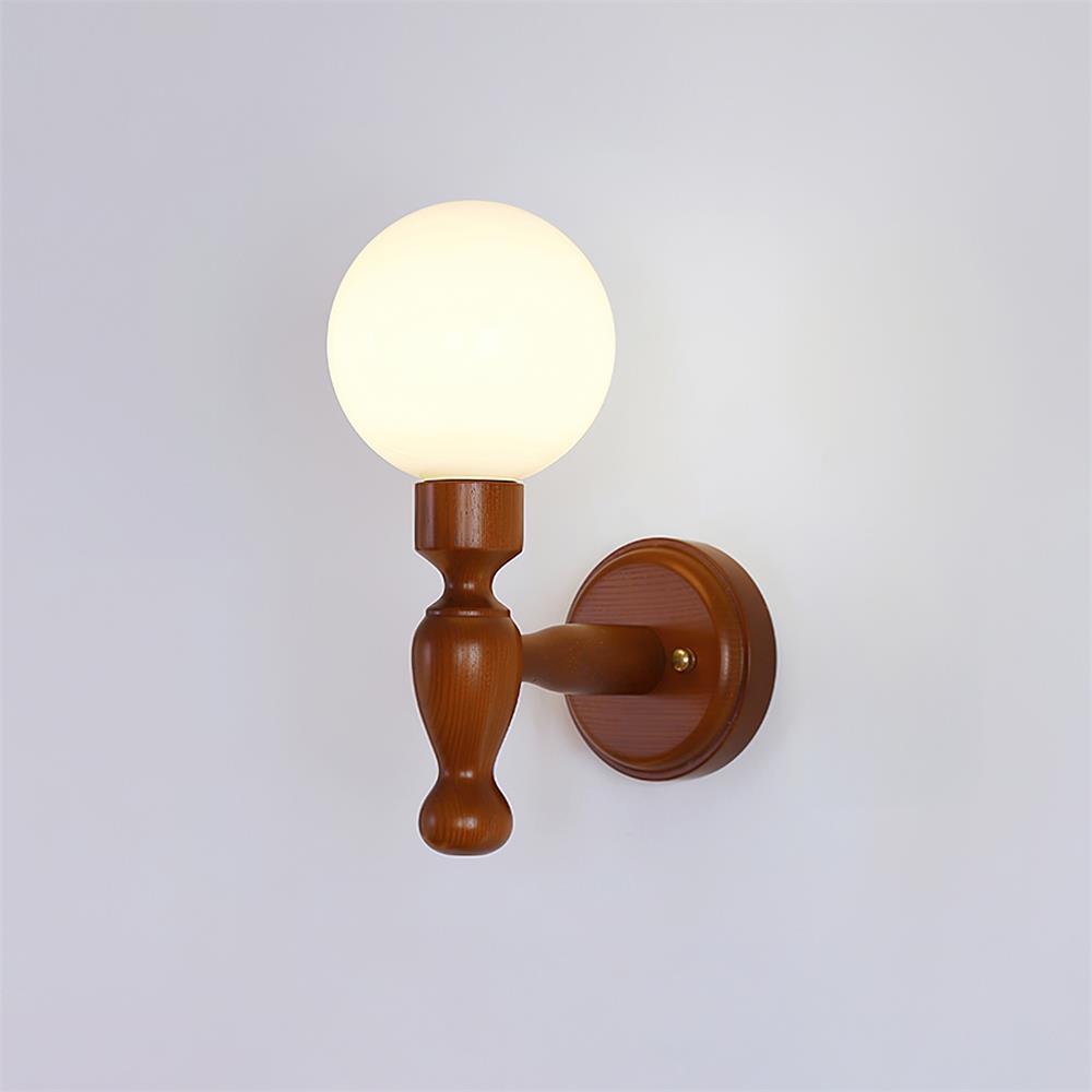 Orbel Mapleleaf Wandleuchte aus Holz