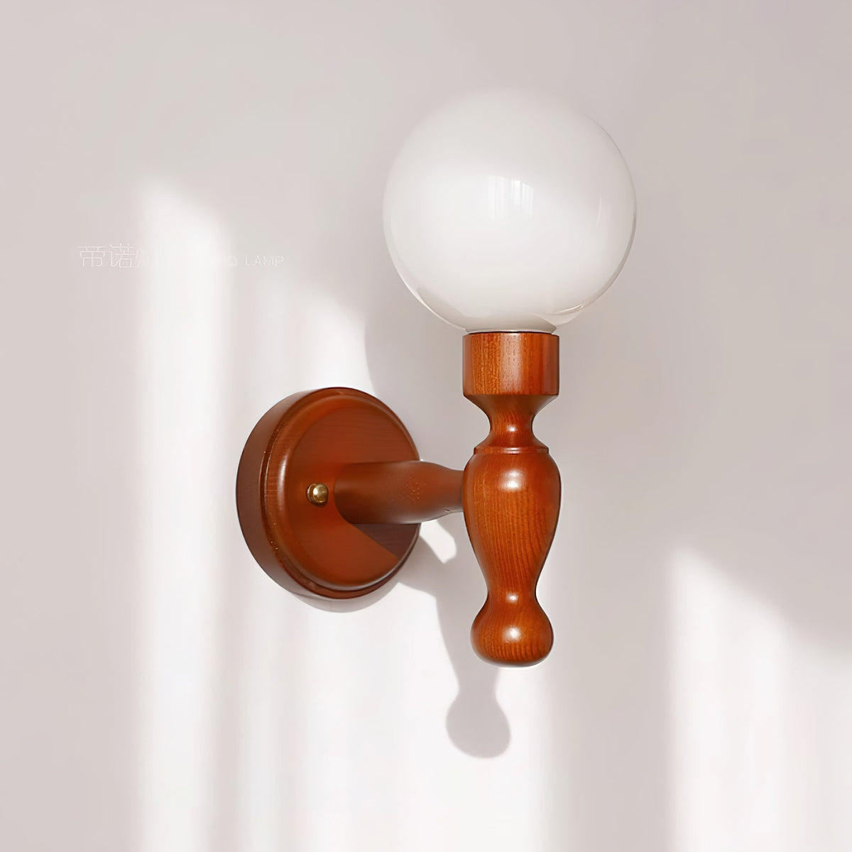 Orbel Mapleleaf Wandleuchte aus Holz