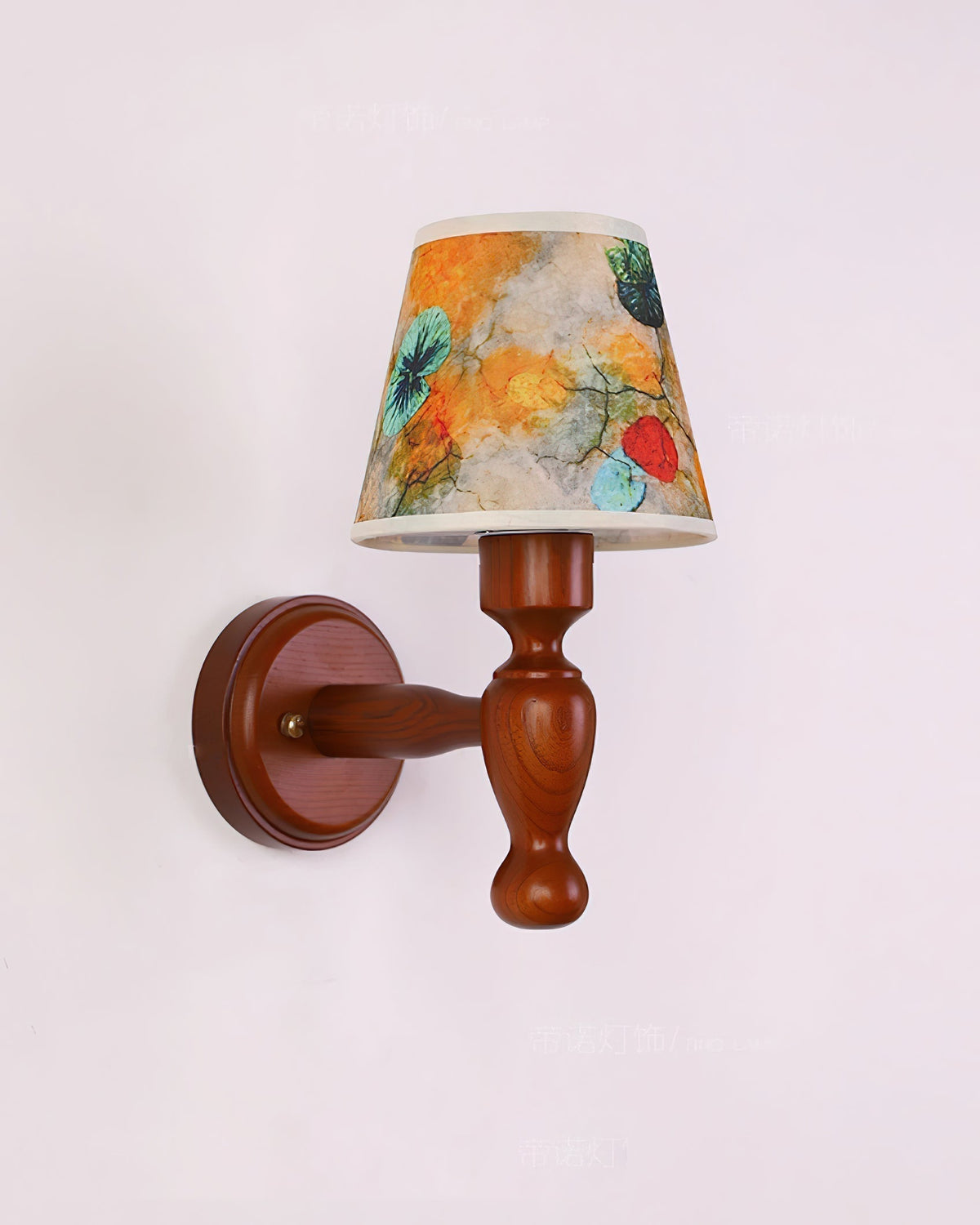 Orbel Mapleleaf Wandleuchte aus Holz