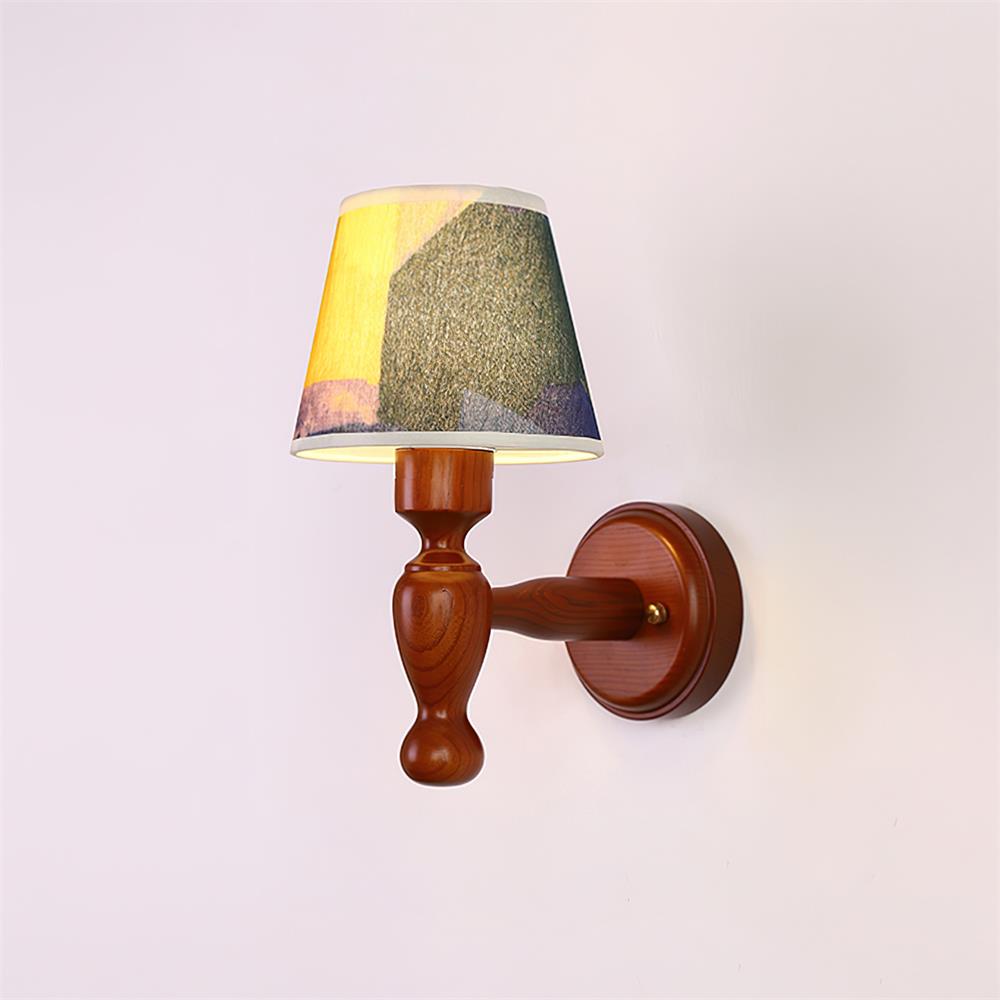 Orbel Mapleleaf Wandleuchte aus Holz