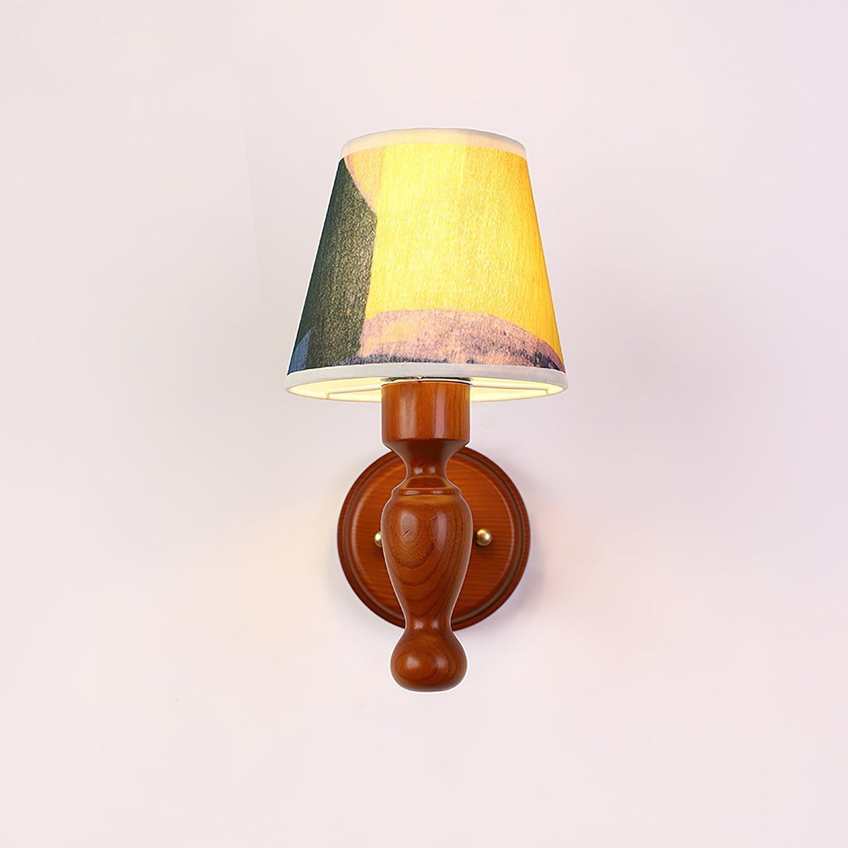 Orbel Mapleleaf Wandleuchte aus Holz