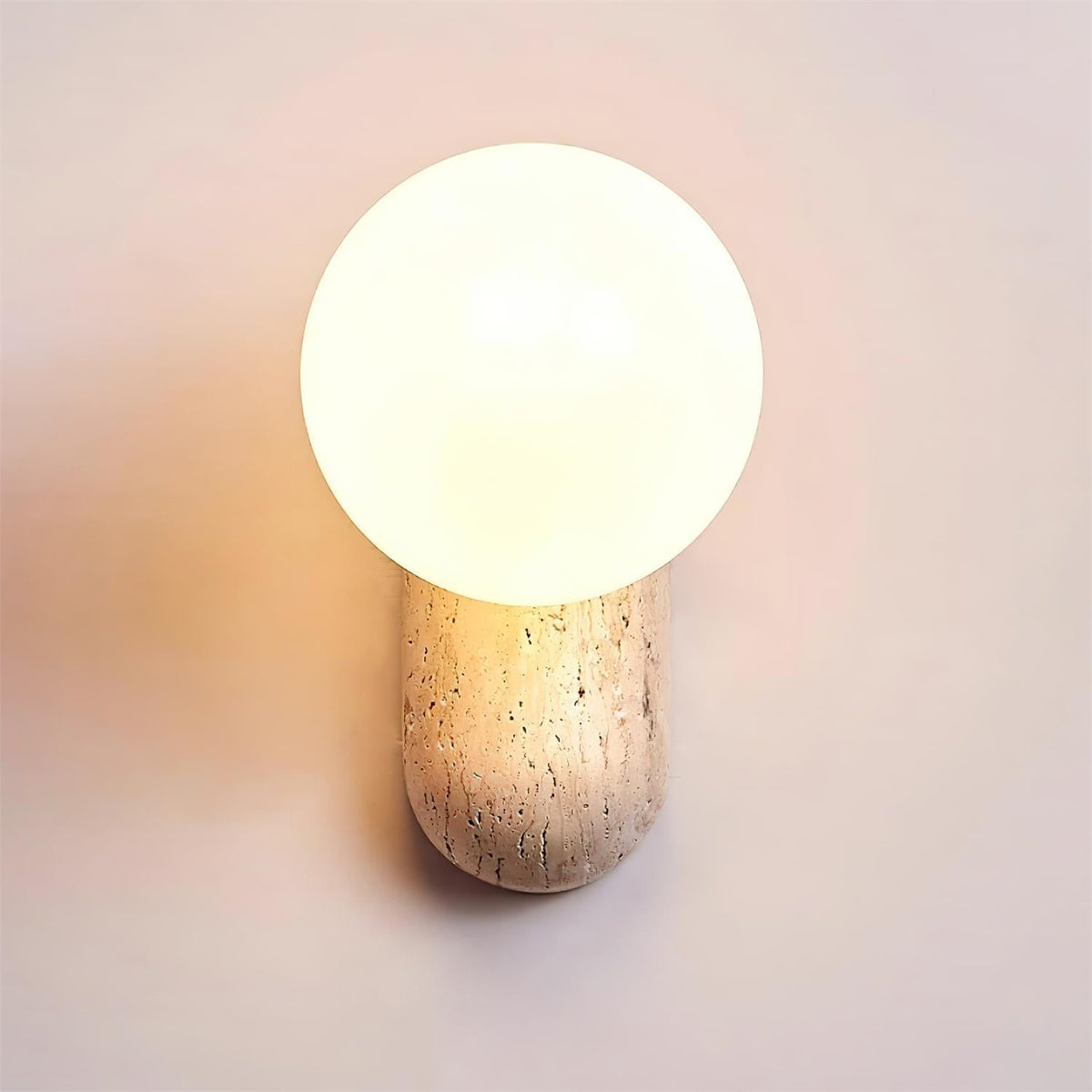 Tavelaria Wandleuchte Travertin Organic Serenity