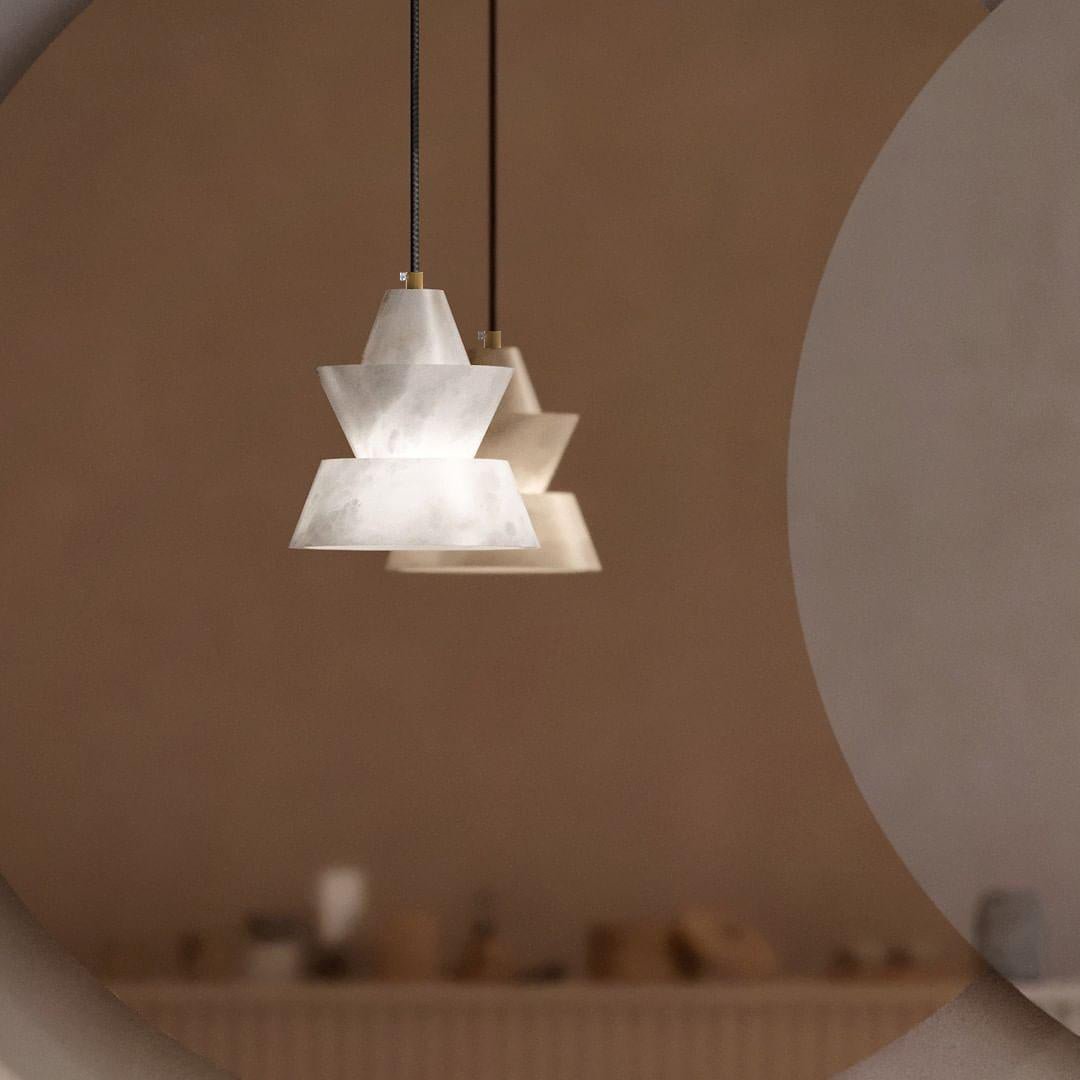 Evo Alabaster Pendelleuchte