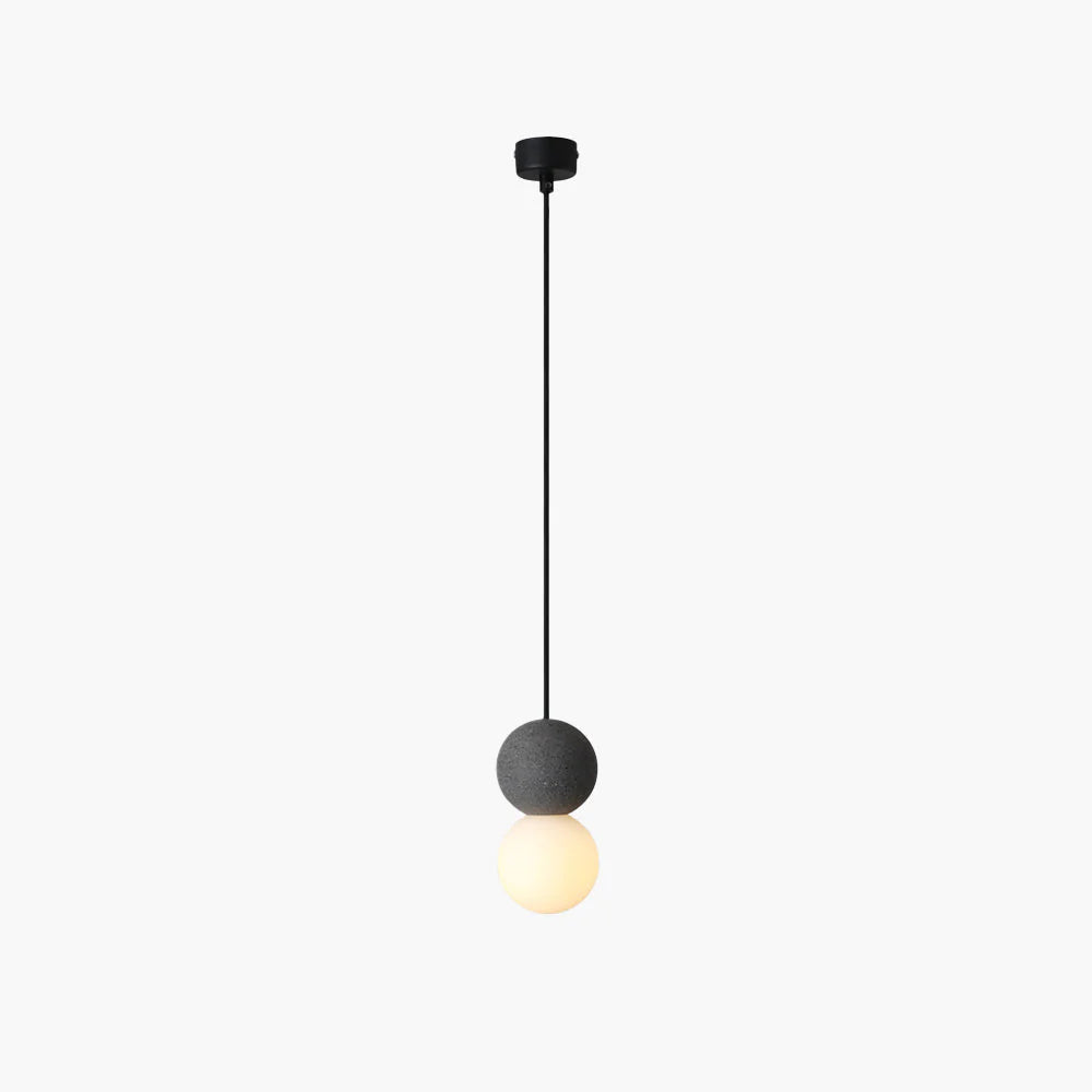 Avi Modern LED Pendelleuchte Schwarz Metall Schlaf Wohnzimmer