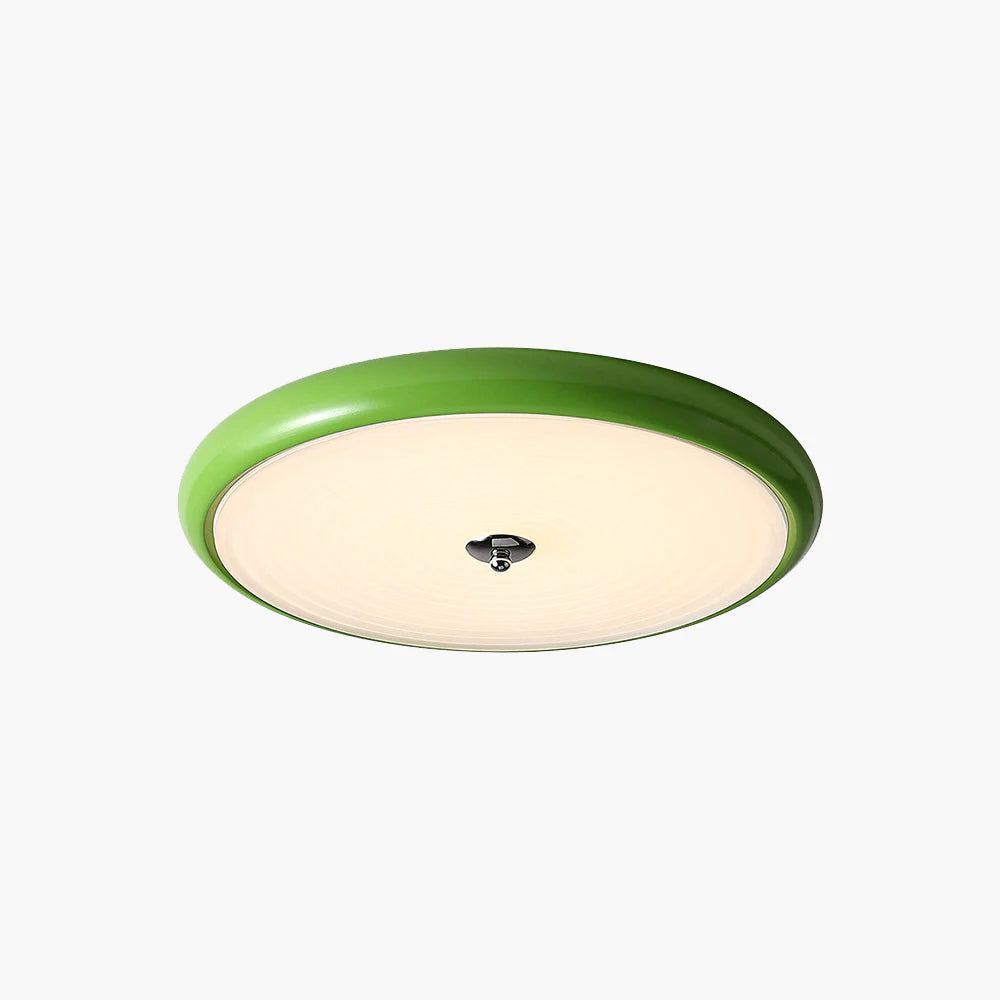 Valentina Modern LED Deckenleuchte Weiß Grün Metall Ess Wohnzimmer