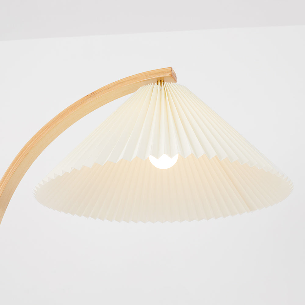 Muto Einzigartige LED Stehlampe Holz Metall Wohnzimmer