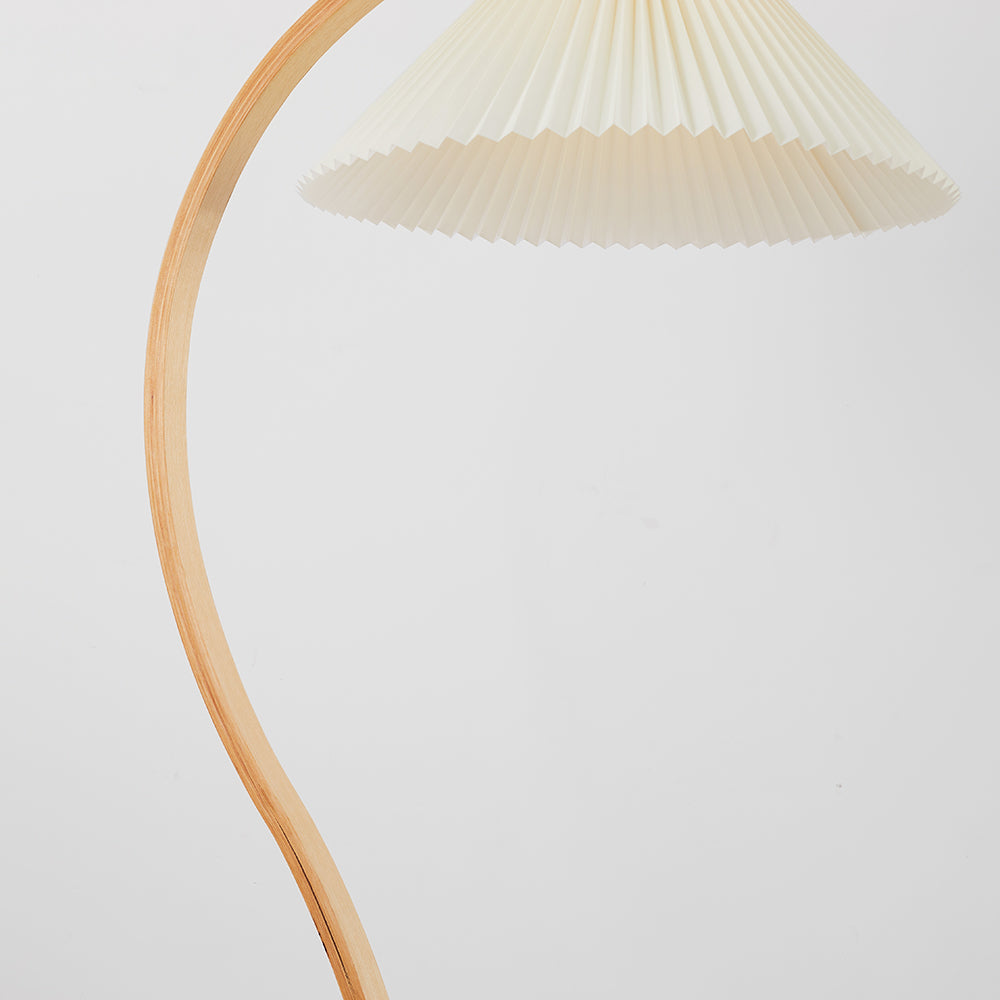 Muto Einzigartige LED Stehlampe Holz Metall Wohnzimmer