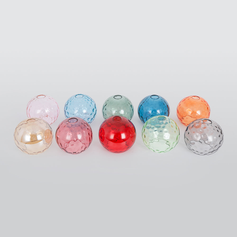 Aria Design LED Bunte Pendelleuchte Glaskugel 1 Flammig Esstisch
