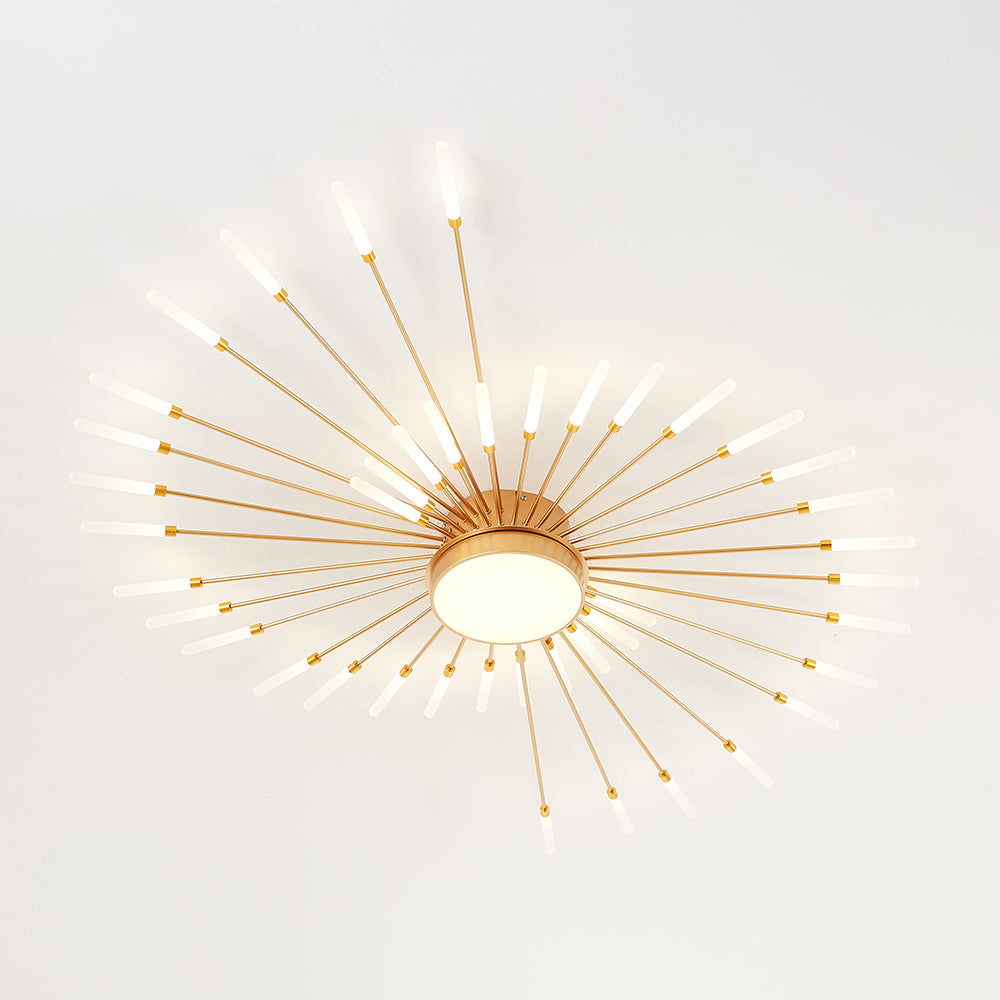 Arisha Deckenleuchte Feuerwerk  Modern Design LED  Wohnzimmer Schlafzimmer
