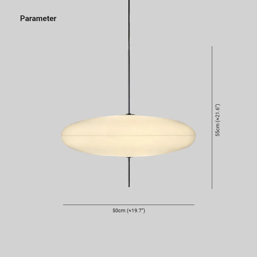 Valentina  Pendelleuchte Weiß Oval Wohnzimmer/Esszimmer