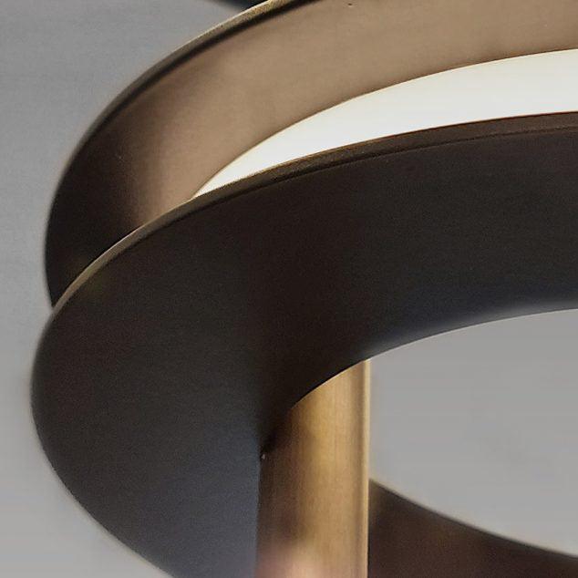 Virauian Kronleuchter Ring geschichtet minimalistisch