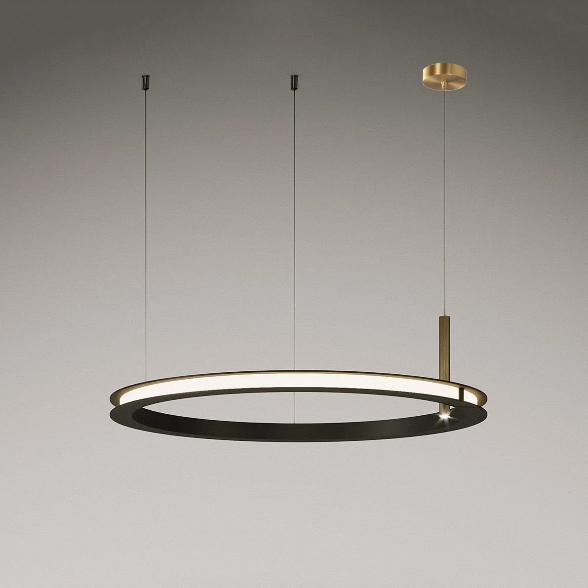 Virauian Kronleuchter Ring geschichtet minimalistisch