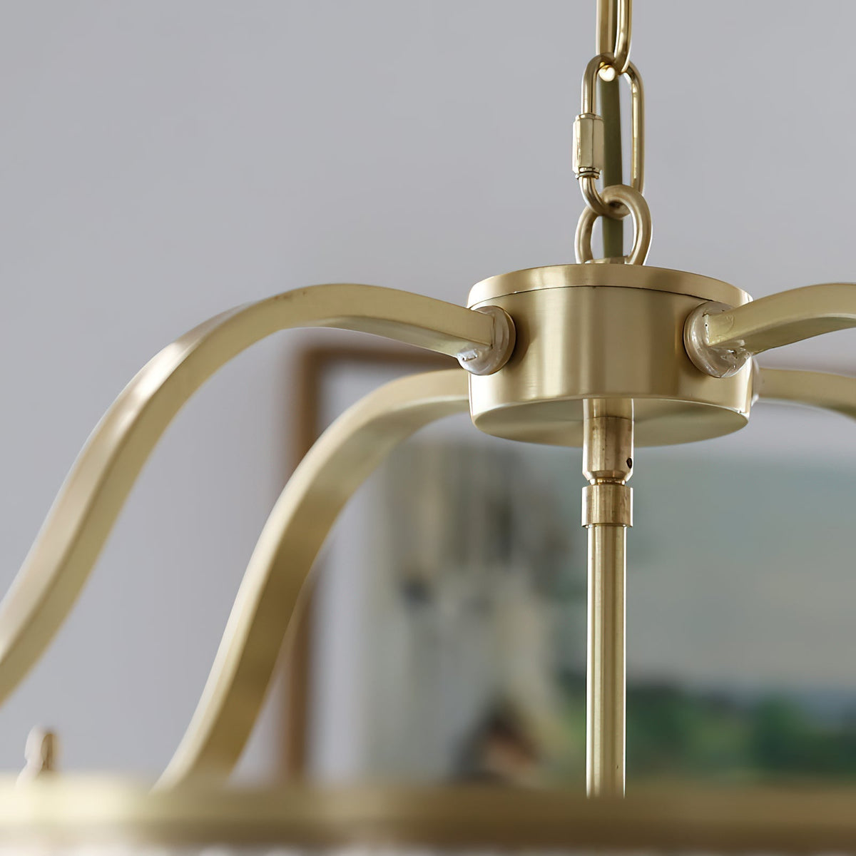 Havren Kronleuchter aus Glas in Trommelform