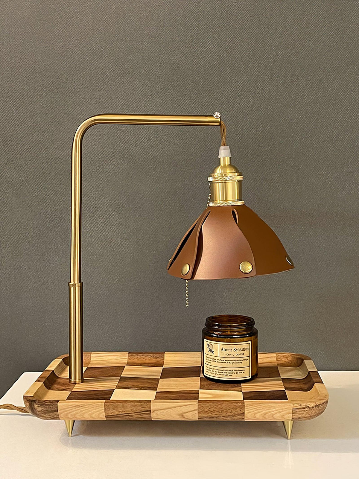 Elvaniella moderne Tischleuchte aus Holz