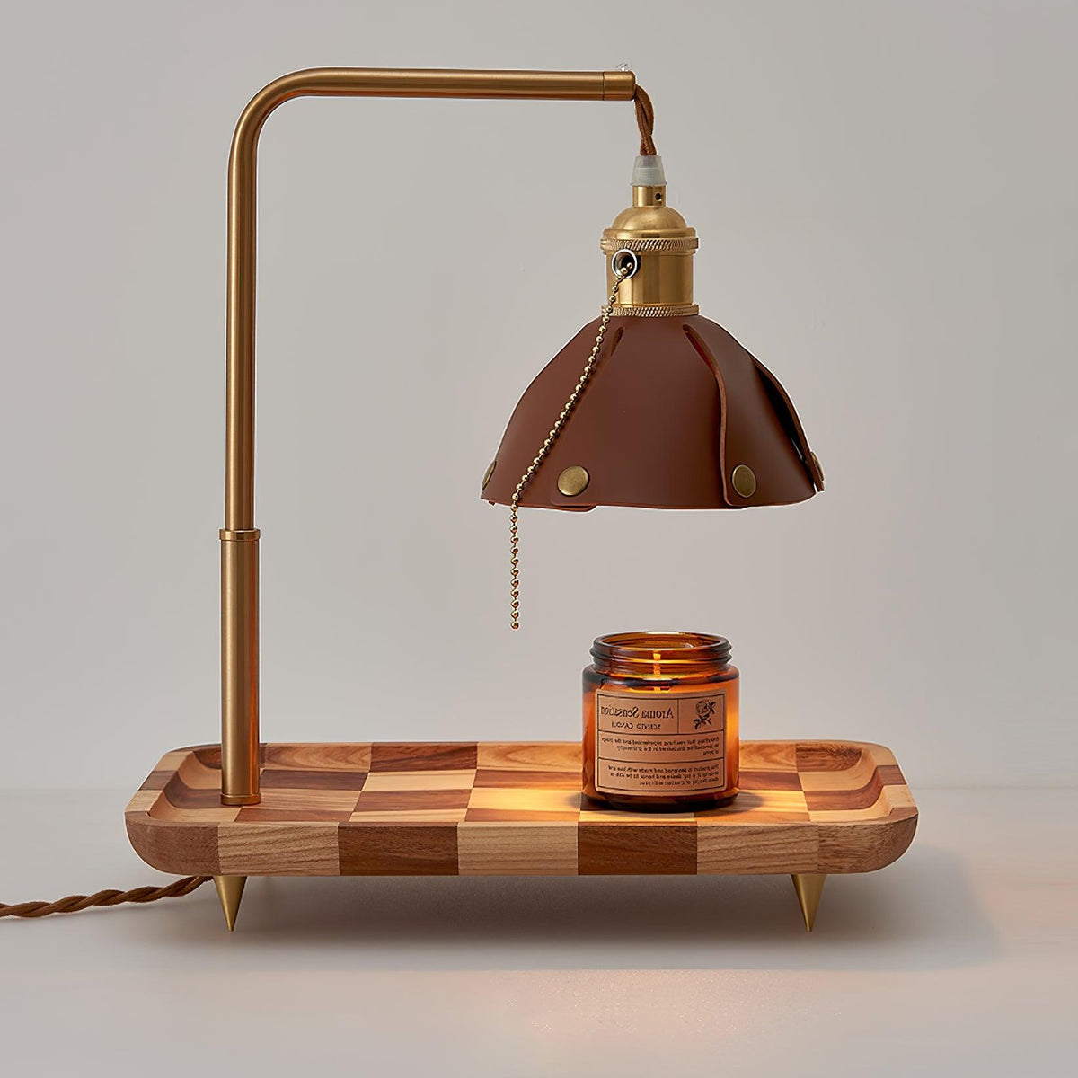 Elvaniella moderne Tischleuchte aus Holz