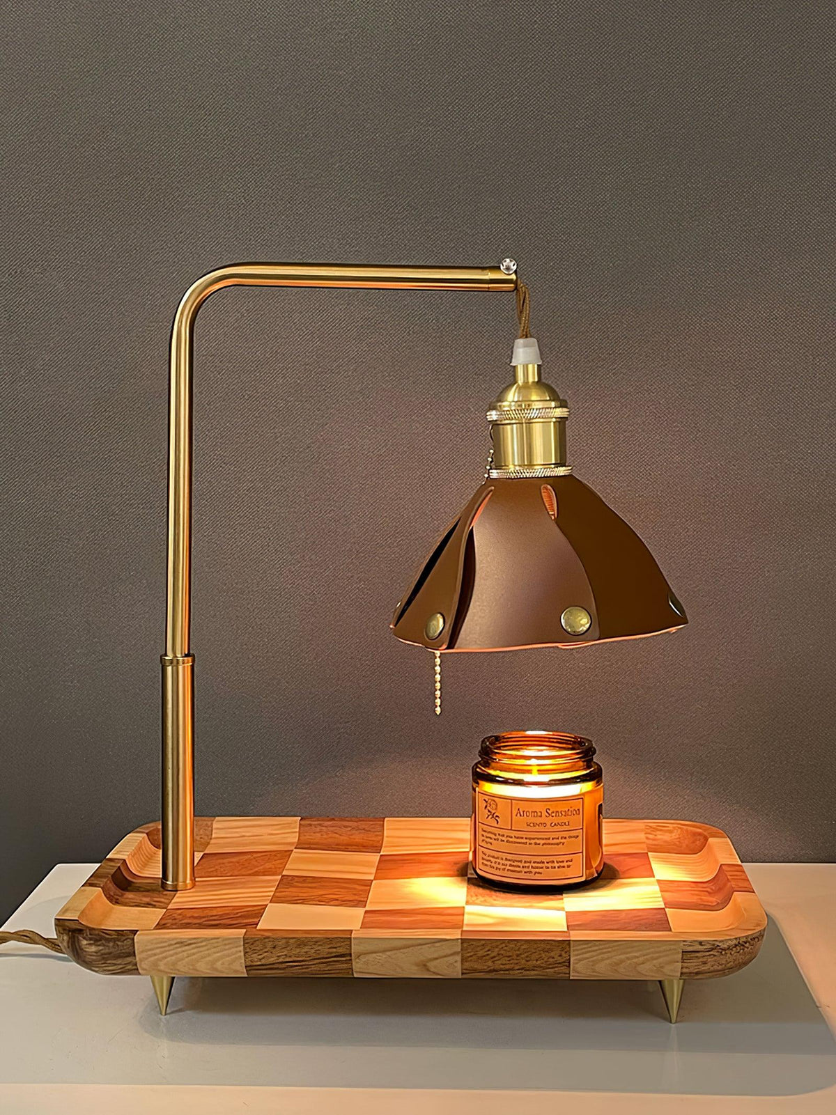 Elvaniella moderne Tischleuchte aus Holz