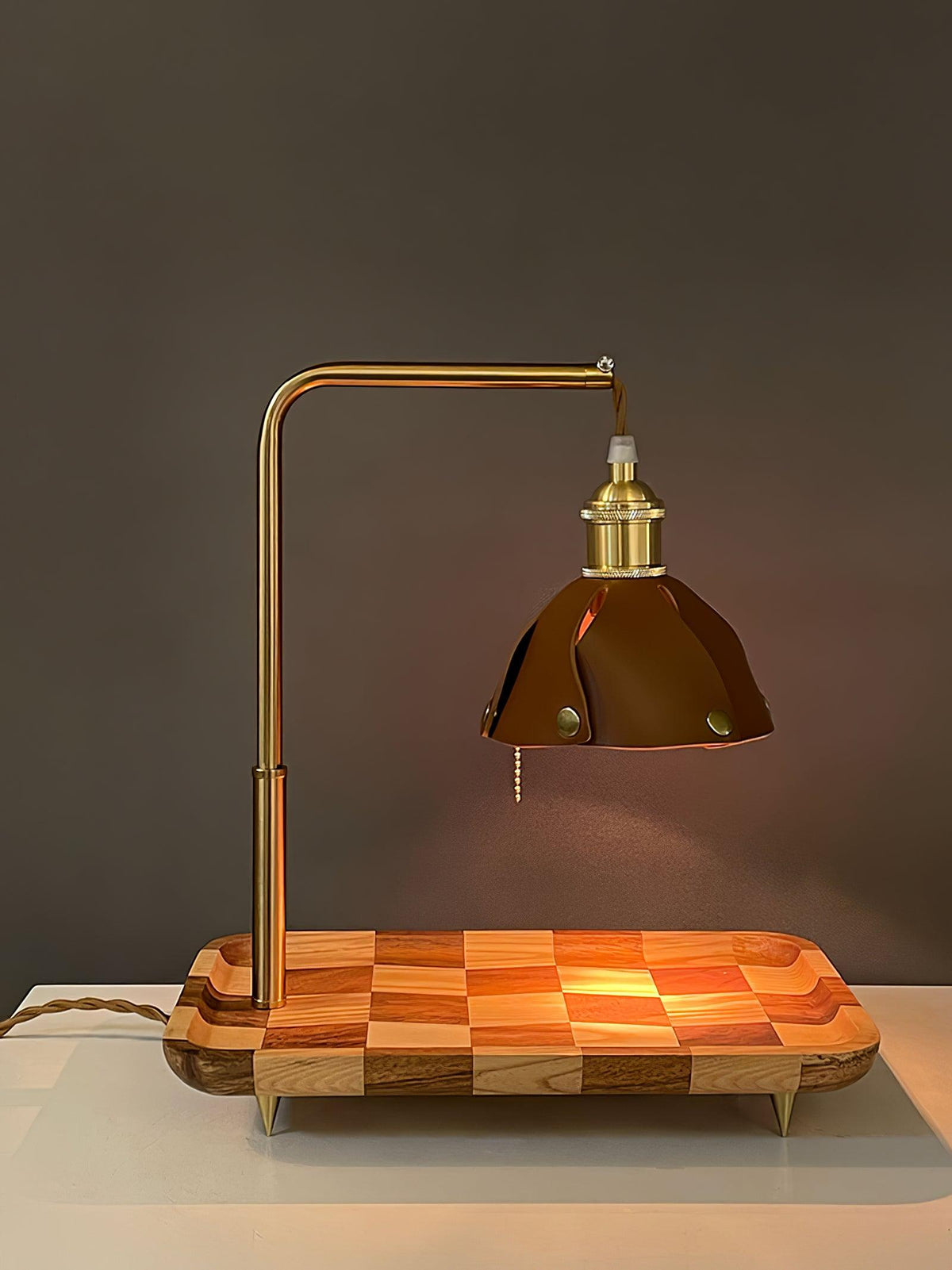 Elvaniella moderne Tischleuchte aus Holz